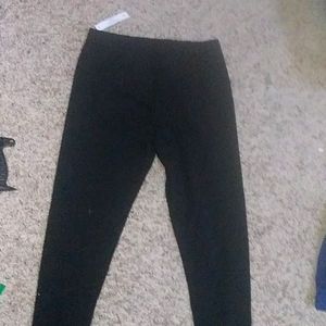 Black womens ankle leggings